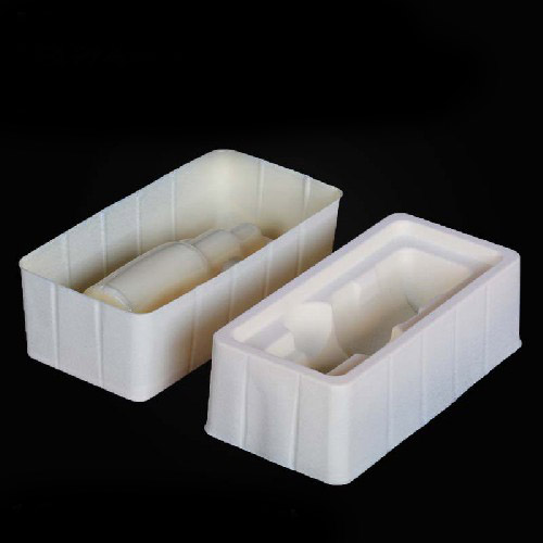 Factory Custom Eco-Friendly Flocked Blister Inner Trays for Essence Liquor, Flocked Lining & Blister Packaging Box Inserts