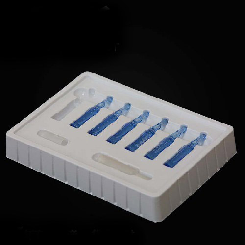 Original Factory PVC Blister Inner Trays for Cosmetics, Eco-Friendly Blister Boxes, White Linings, PET Rectangular Plastic Trays