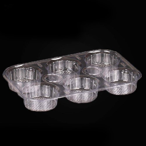 Factory customized eco-friendly PET food blister trays, blister linings for white card boxes